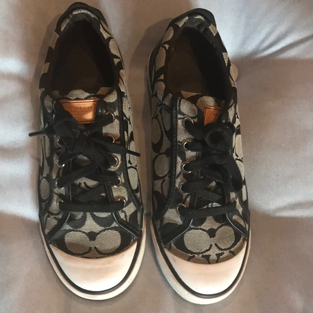 Authentic COACH 👟 sneakers • size 8 • black/grey